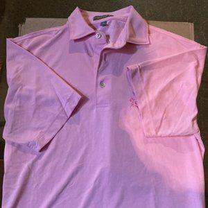 Light Pink Peter Millar Golf Polo